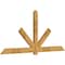 Ekena Millwork Kennewick Rough Sawn Timber Gable Bracket, Western Red Cedar, 108"W x 49"H x 2"D x 6"F, 11/12 Pitch GBW108X49X0206KEN00RWR - alternate 2